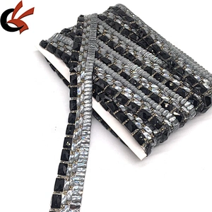 Costume Accessories Dress Decorating Supply Hot Fix Base Rhinestone Trim for Wholesale Dancing Dress