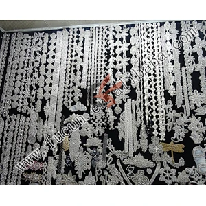 Wholesale hot fix iron on bridal rhinestone applique sash bridal for Wedding Dresses