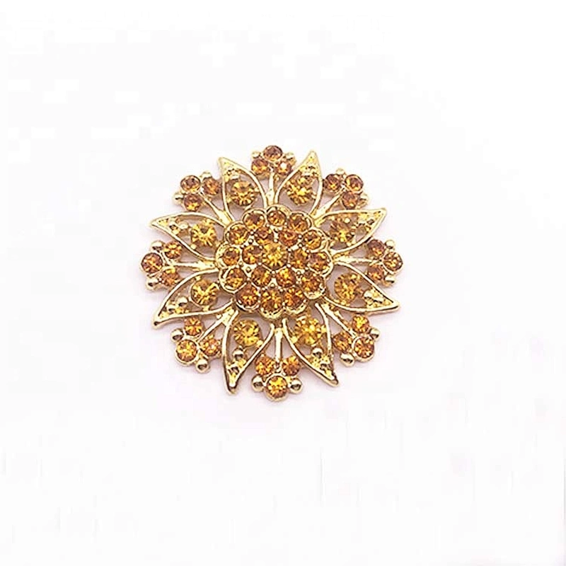 Wedding Bridal Big Crystal Rhinestone Bouquet Brooch Pin for Women