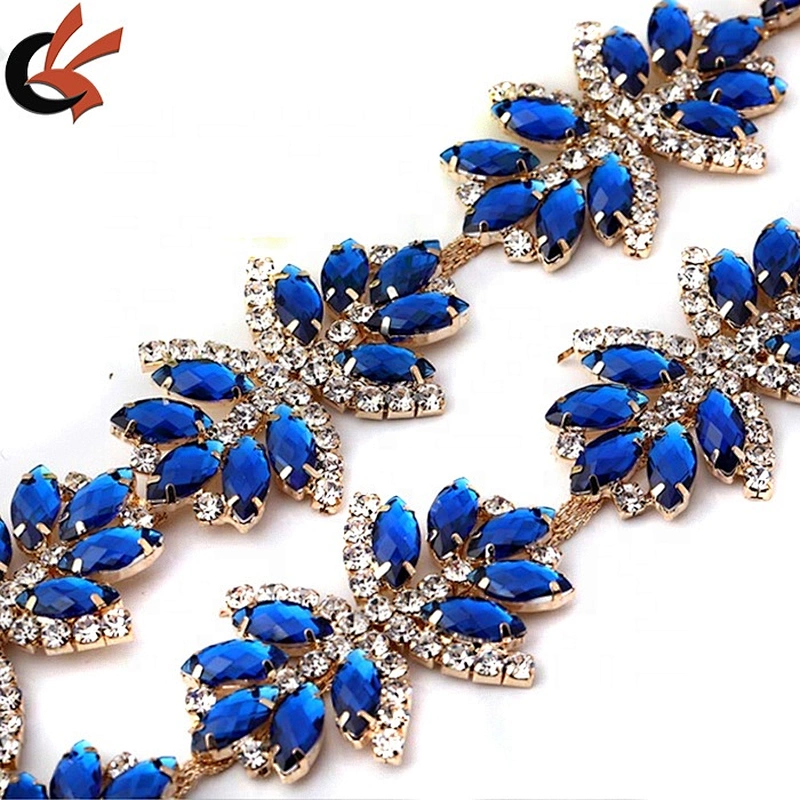 Custom Costume Jewelry Crystal rhinestone Trimming rhinestone chain