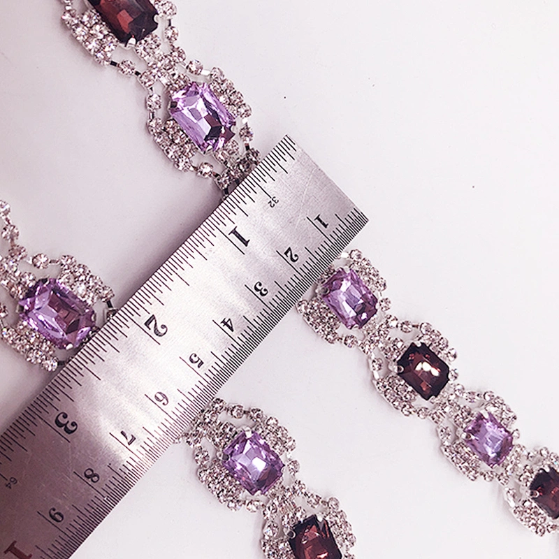 2020 shining crystal rhinestone chain wholesale rhinestone trimming for dress