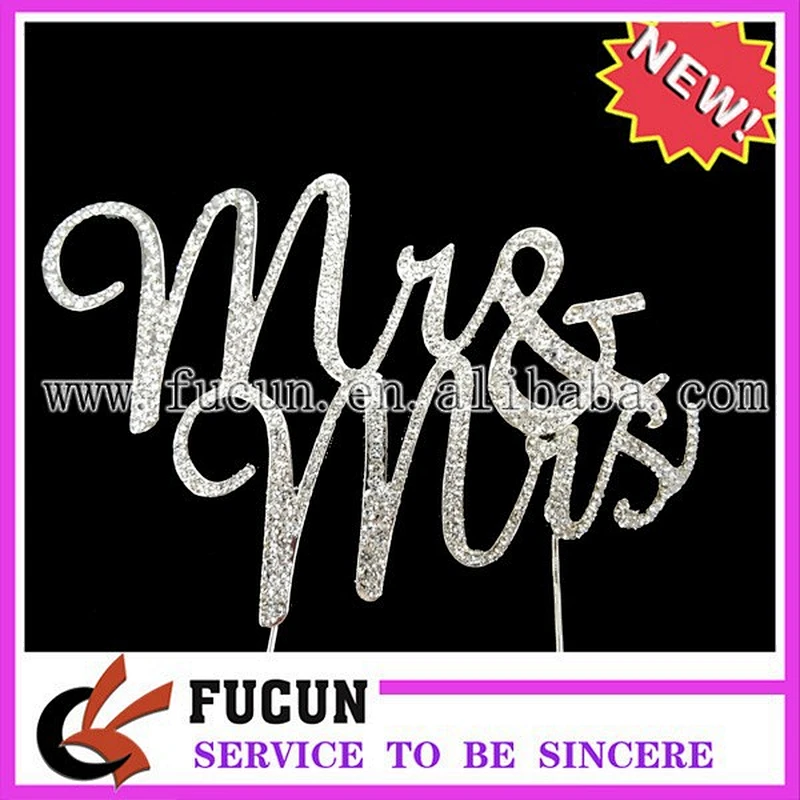 Party & Holiday Supplies mr and mrs wedding cake topper for birthday cake decoration