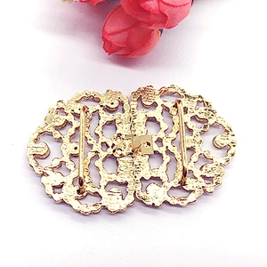 high quality Spandex chair band sash rhinestone buckle for wedding decoration