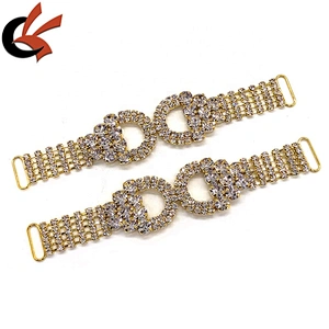 Gold Metal Chain Rhinestone Bikini Connector Girl Sexy Swimwear Accessories Wholesale