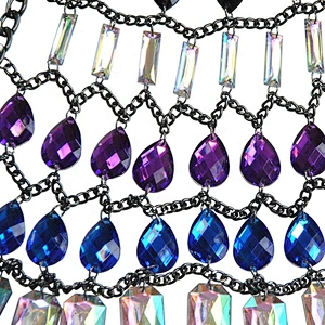 Wholesale Night Club Luxury Rhinestone Sexy Body chain Bikini Bra chain