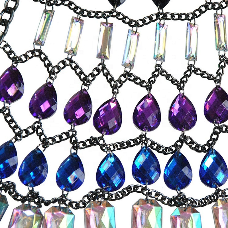 Wholesale Night Club Luxury Rhinestone Sexy Body chain Bikini Bra chain