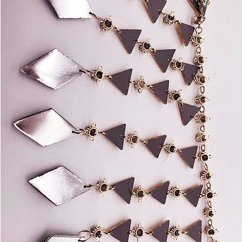 Bling Bling Sew on Tassel  Rhinestone Trims Bridal Wedding Dress Belt Decoration Clothing Rhinestones chains