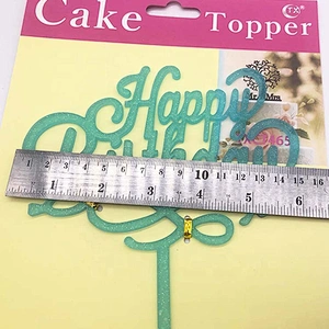2020 hot sales happy birthday topper for birthday cake decoration