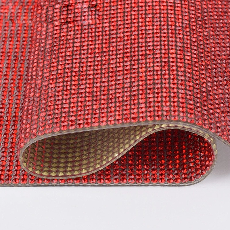 Hot sell 2mm crystal adhesion glue hotfix rhinestone sheets for clothes dance party dress