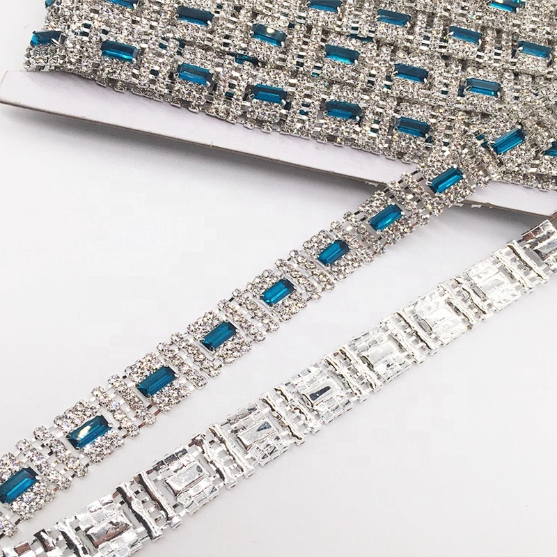 Factory wholesale bridal crystal flat back strap rhinestone trimmings for clothing