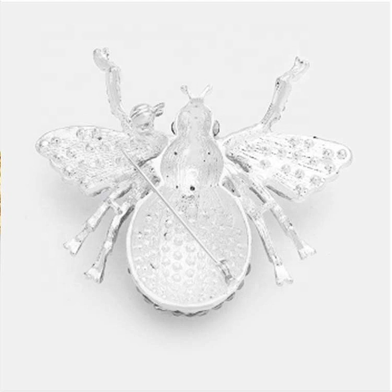 2020 New Design wholesale Best Selling Charm Decoration Luxury Rhinestone pave bug pin