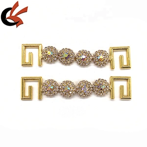 Shining Bikini Swimwear Rhinestone Connector Chain Buckle