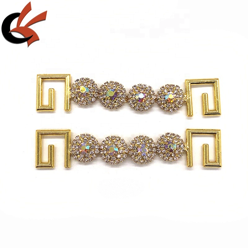 Shining Bikini Swimwear Rhinestone Connector Chain Buckle