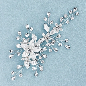 Whole Wedding Bridal Hair Accessories Crystal Rhinestone Hair Clips