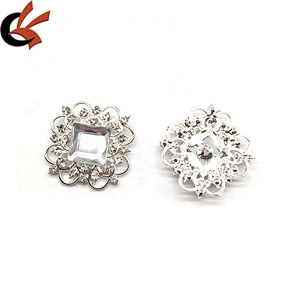 2021 Factory bulk cheap price wholesale rose gold beaded buttons sew on shirt rhinestone crystal buttons