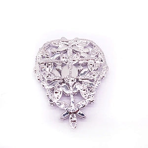 wedding rhinestone hijab pins brooch women