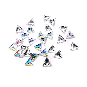 DIY Garment Accessories stone flatback triangel acrylic jewelry gem