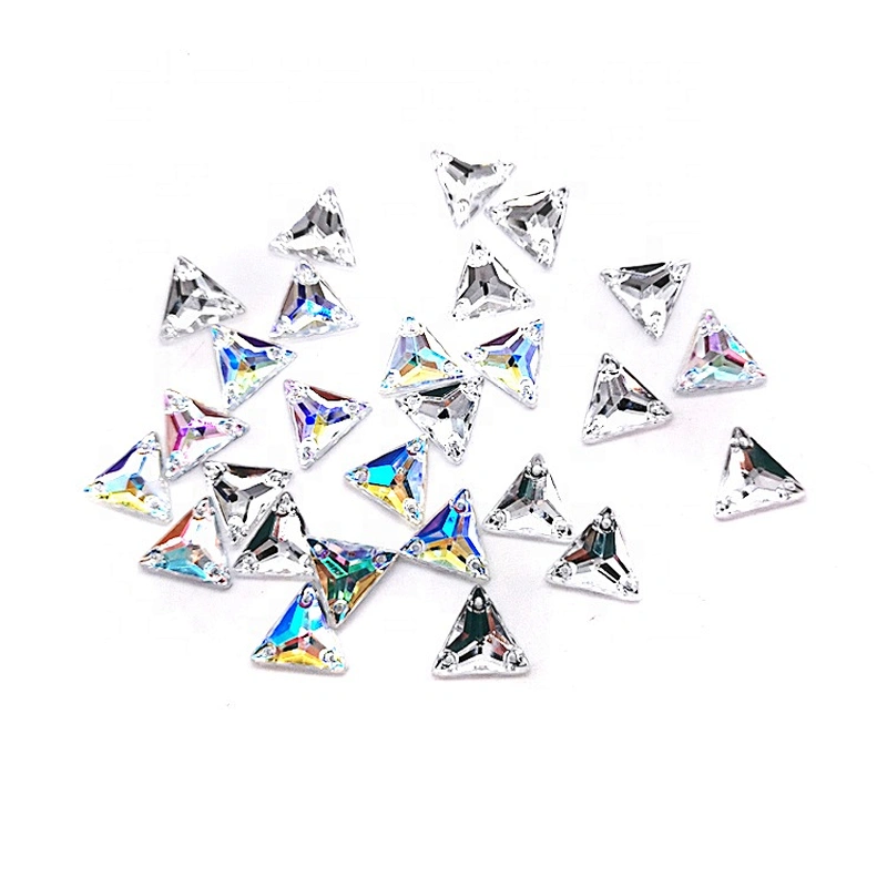 DIY Garment Accessories stone flatback triangel acrylic jewelry gem