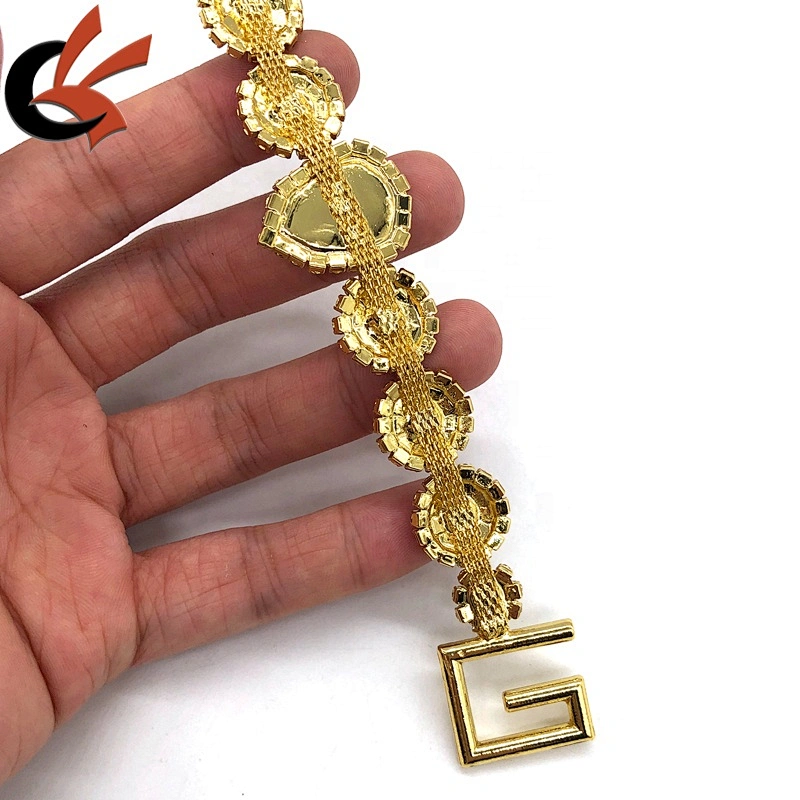 Gold Base Rhinestone connector Swimwear connector Bikini connector
