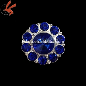 Small colors rhinestone brooch for wedding invitation cards or bouquets