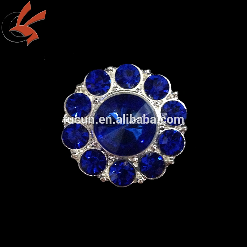 Small colors rhinestone brooch for wedding invitation cards or bouquets