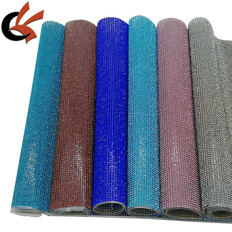 24x40cm Rhinestones Hotfix Hot Fix Iron On Applique Banding Mesh Sheet Wedding Dresses Shoes Trim