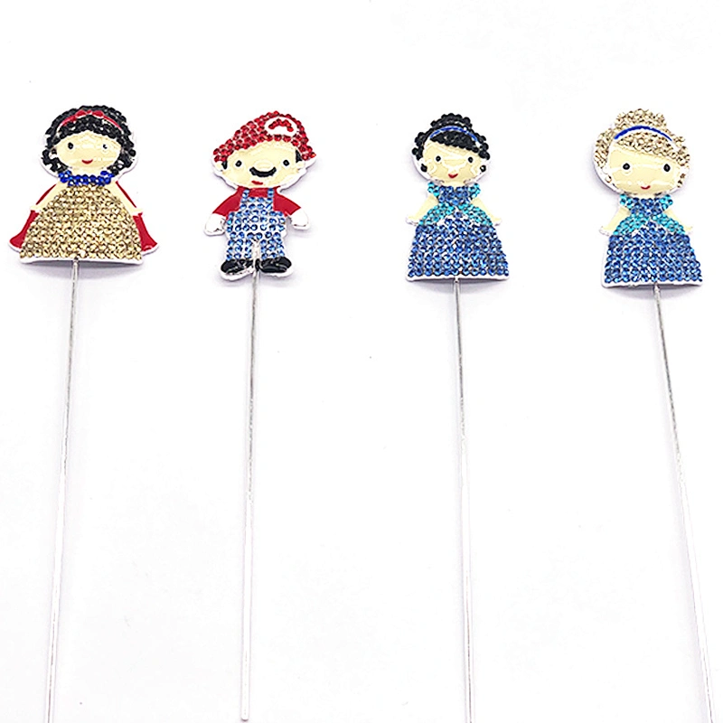 New arrival Cartoon snowman cake topper for kid's birthday party decoration