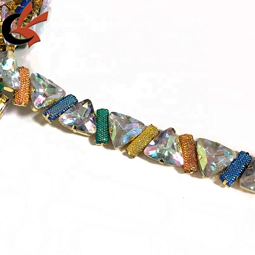 Customization designs rhinestone banding trimming for Carnival costume