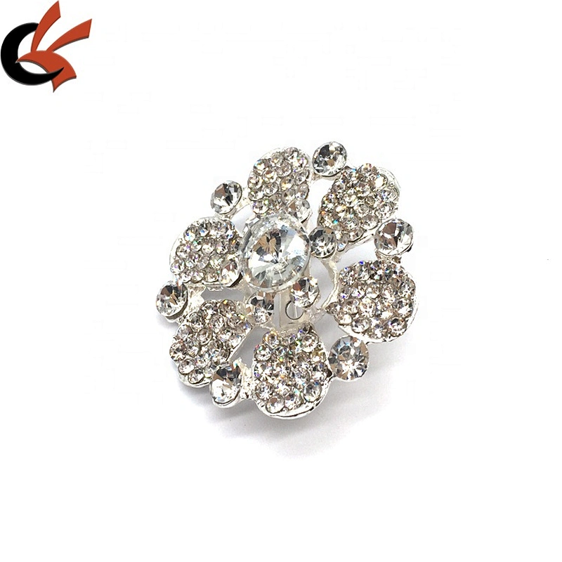 Rhinestones Lady Flower Brooch Pins for DIY Wedding Bouquets Kit