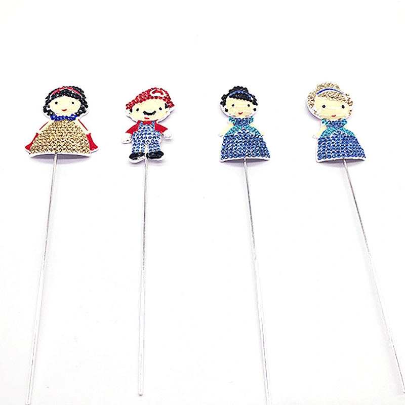New arrival Cartoon snowman cake topper for kid's birthday party decoration