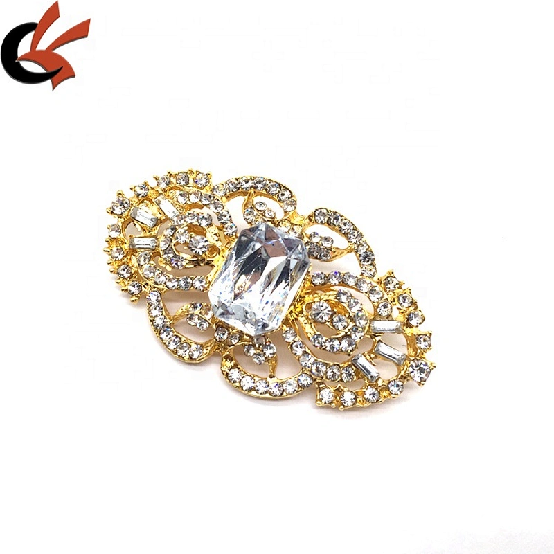 Fashion Women Jewelry Rhinestone Brooch for Wedding Invitations
