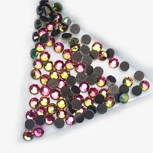 Factory bulk high quality various colors iron on crystal hotfix rhinestone DIY transfer rhinestone motif design