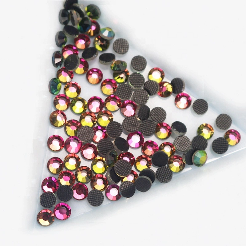 Factory bulk high quality various colors iron on crystal hotfix rhinestone DIY transfer rhinestone motif design