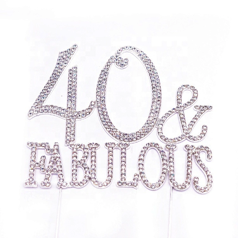 Party & Holiday supplies crystal cake topper for cake decoration accessories