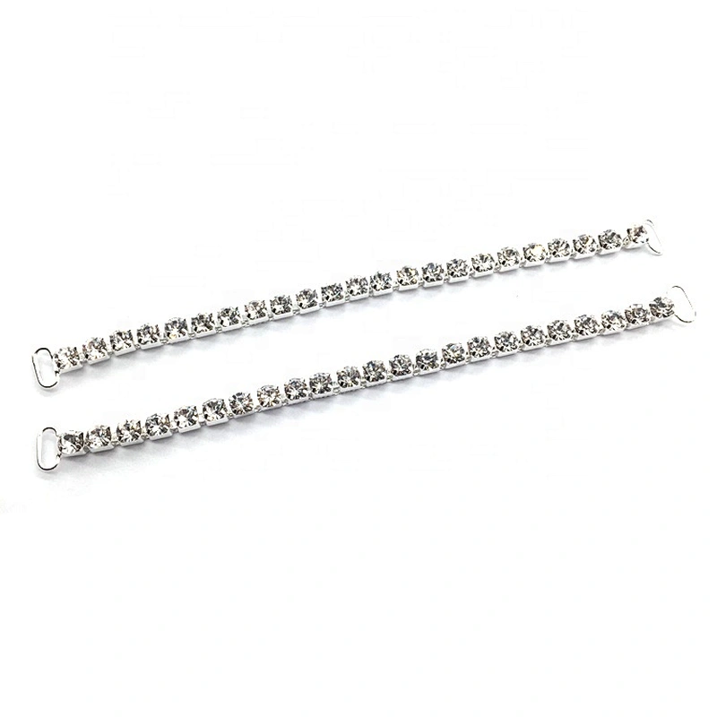 Women Sexy Bikini Accessories Single One Row SS28 Rhinestone Bikini Connector For Top and Bottom