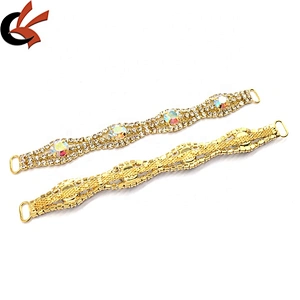 Gold/Silver Setting Women Swimsuits Rhinestone Bikini Connectors For DIY Beachwear Accessories