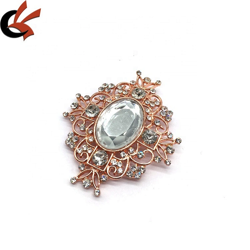 Wholesale Bulk Lot Vintage Crystal Brooch Pin Dress Rhinestone Decoration Jewelry Buckle
