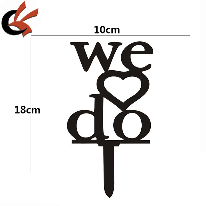 Wholesale Wedding Decoration Acrylic Cake Toppers