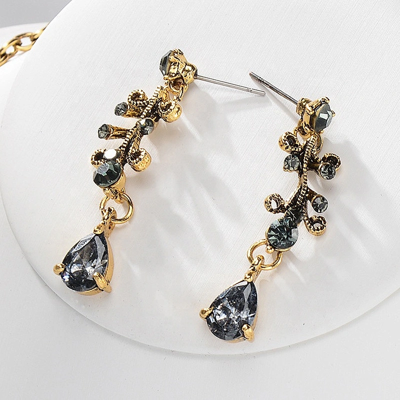 Bling Crystal Wedding Jewelry Sets for Bride necklace,earings