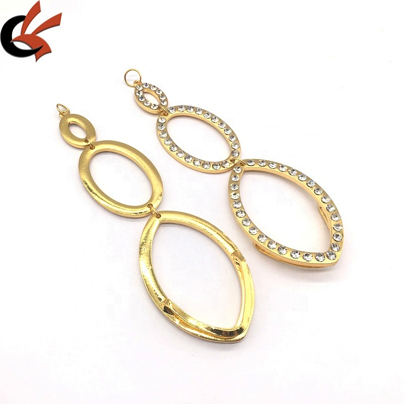 2020 New Custom Top Garment Woman Summer Beachwear Crystal Metal Bikini Connector