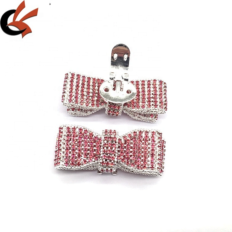 Custom shoes ornament decorated rhinestone shoe clip for women accessories