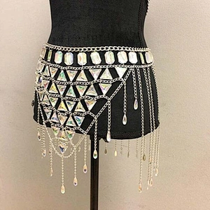 2020 fashion Rhinestone Bra Top Rave Body Chain Sexy Bralette Rave Bra Body Chain Crystal Rhinestone Bra