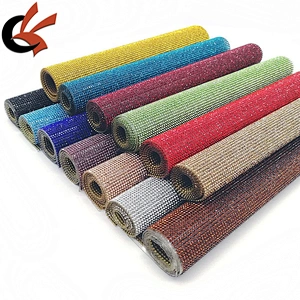 24x40cm hot fix crystal rhinestone mesh adhesive rhinestone sheets