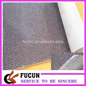 2016 DMC Rhinestone Aluminum Mesh