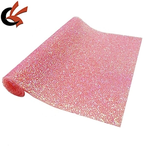 NEW 24*40cm full crystals Iron On Applique hot fix Rhinestone Trim Sheet