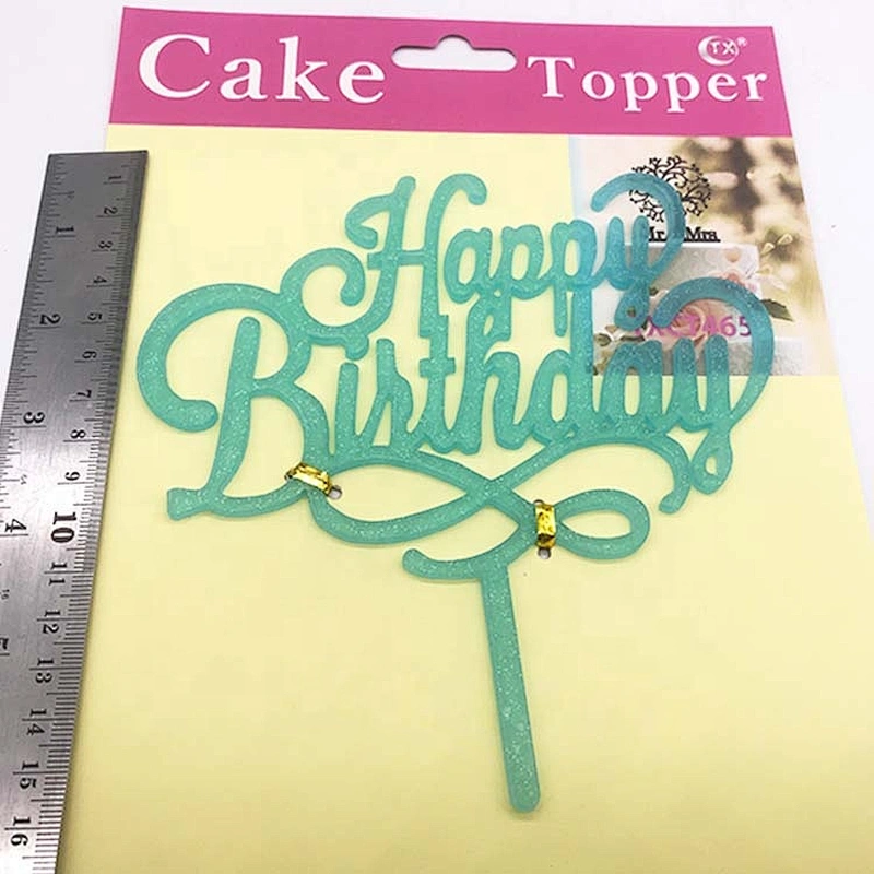 2020 hot sales happy birthday topper for birthday cake decoration