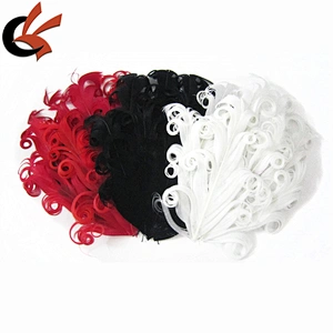 Headband Hair Accessories Clips Fascinator Wedding Bridal Curly Feather Pad