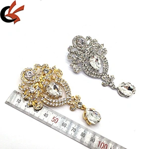 New Fashion Vintage Crystal Rhinestone Pendant Design Crystal Brooch Women Pins For Garment Dress