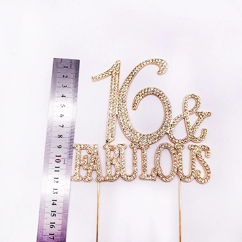 Custom Wedding decoration & Supplies cake accessories rhinestone cake topper