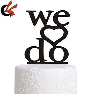 Wholesale Wedding Decoration Acrylic Cake Toppers